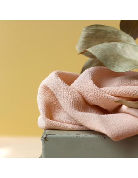 Tecido crepe marroquino de viscose Pétala - La Maison Naïve