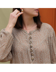 Tecido crepon de viscose Mini Léo Amande - La Maison Naïve 2