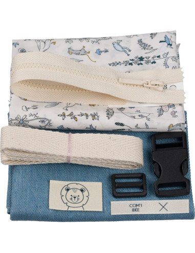 Kit de costura bolsa banana para criança - Léo