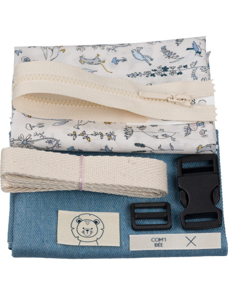 Kit de costura bolsa banana para criança - Léo