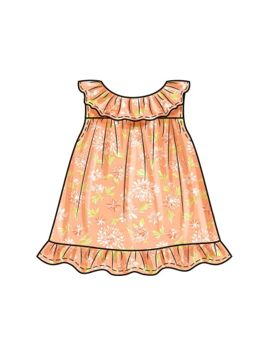 Padrão de top, calcinha e chapéu - Butterick 6935