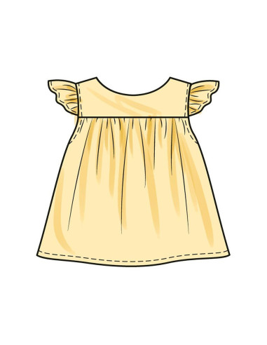 Padrão de top, calcinha e chapéu - Butterick 6935