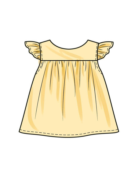 Padrão de top, calcinha e chapéu - Butterick 6935