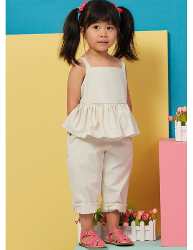 Molde de macacão e vestido - Butterick 6936