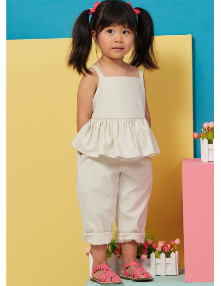 Molde de macacão e vestido - Butterick 6936