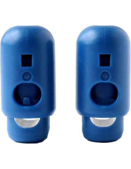 Conjunto de 2 travões de cordão YKK - Azul petróleo