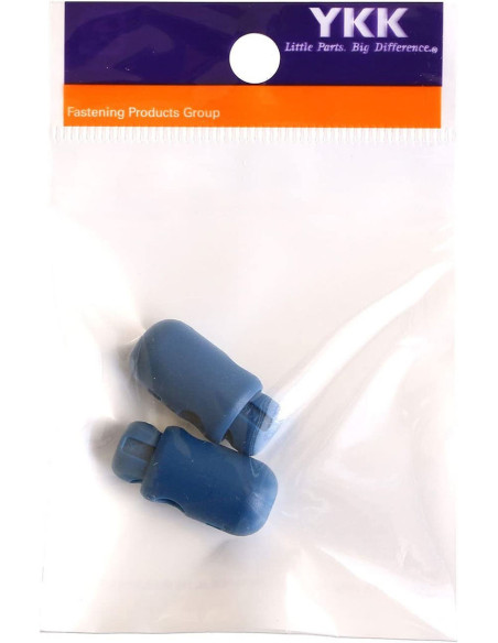 Conjunto de 2 travões de cordão YKK - Azul petróleo