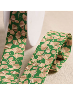 Viés ginkgo - Verde escuro