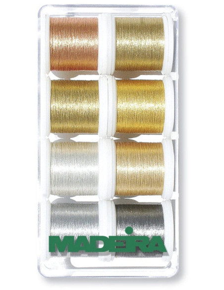 Mini caixa de fios de bordar Heavy Metal 30 Madeira