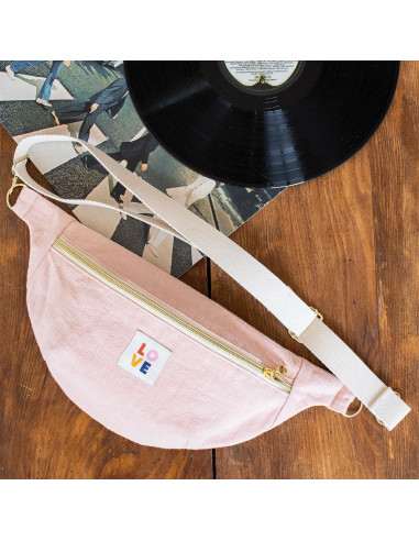 Conjunto de 5 etiquetas para costurar - LOVE
