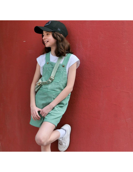 Padrão de macacão Lyon kids - Ikatee