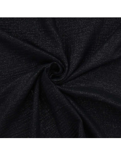 Tecido de gaze dupla de algodão iridescente - Preto