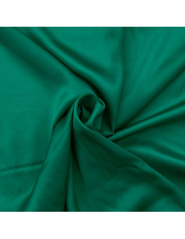Tecido de cetim de viscose - Esmeralda