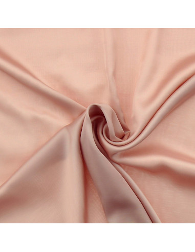 Tecido de cetim de viscose - Nude
