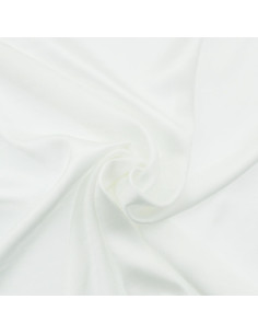 Tecido de cetim de viscose - Branco