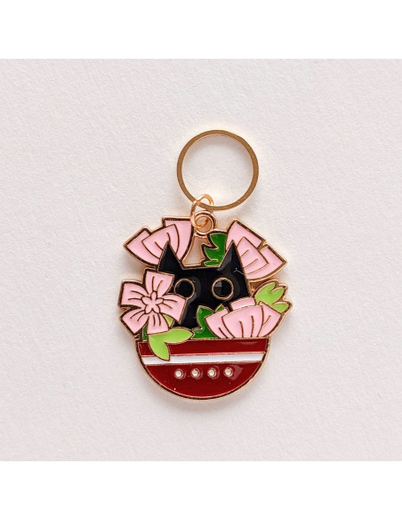 Conjunto de 3 marcadores de malha - Gatos selvagens