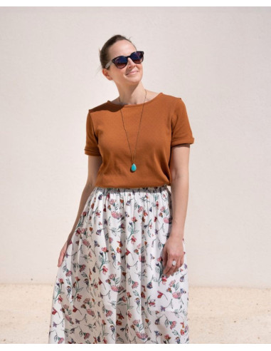 Padrão de top Florus - Anna Rose patterns
