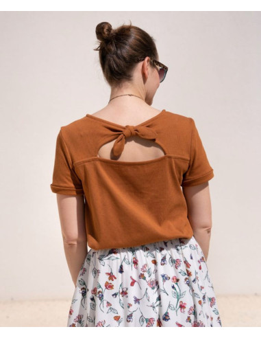 Padrão de top Florus - Anna Rose patterns