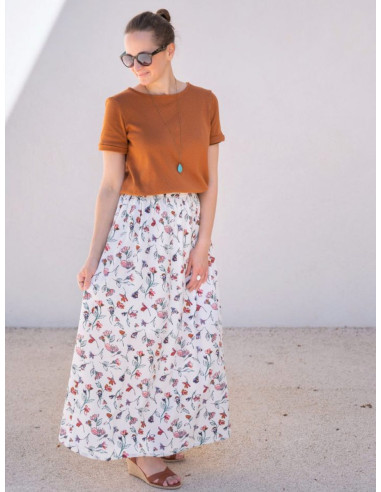 Padrão de top Florus - Anna Rose patterns