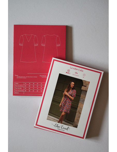 Molde de vestido Calie - Cha´ Coud