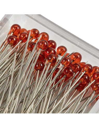 Caixa de 100 alfinetes superfinos para quilting Clover
