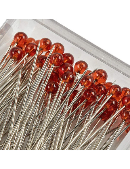 Caixa de 100 alfinetes superfinos para quilting Clover