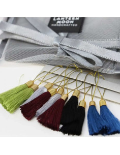 Conjunto de 10 marcadores de malhas pompons Lantern Moon