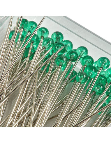 Caixa de 100 alfinetes superfinos para quilting Clover