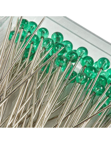 Caixa de 100 alfinetes superfinos para quilting Clover