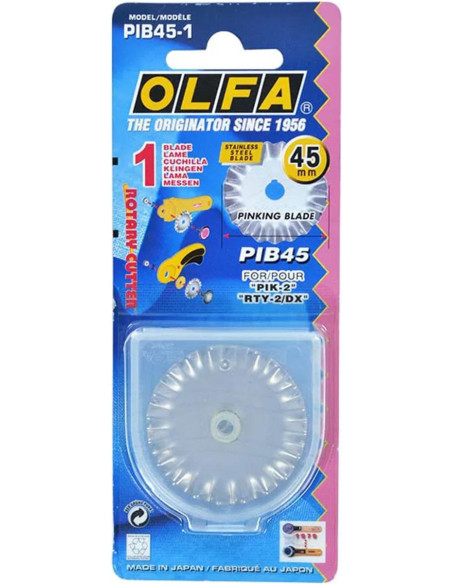 1 lâmina de reposição para cortador com lâmina dentada - 45 mm