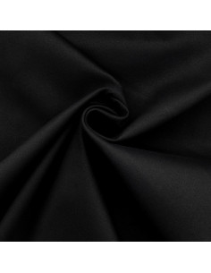 Tecido gabardine de algodão stretch - Preto