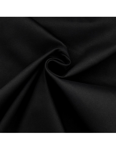 Tecido gabardine de algodão stretch - Preto