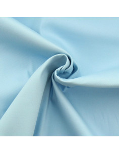 Tecido gabardine de algodão stretch - Azul bebê