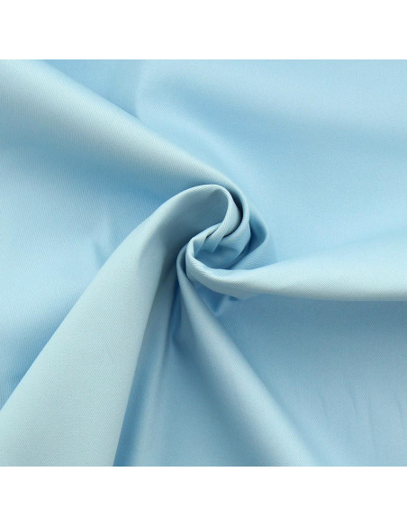 Tecido gabardine de algodão stretch - Azul bebê