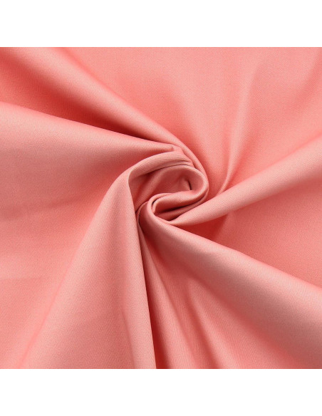 Tecido gabardine de algodão stretch - Salmão