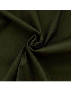 Tecido gabardine de algodão stretch - Verde musgo