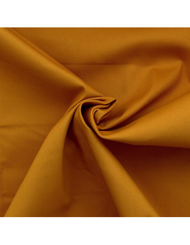 Tecido gabardine de algodão stretch - Ocre