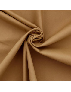 Tecido gabardine de algodão stretch - Bege dourado