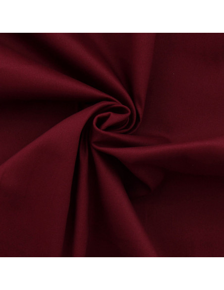Tecido gabardine de algodão stretch - Bordeaux