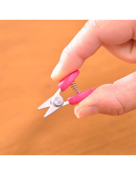 Tesoura de corte de linha pequena - Rosa