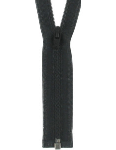 Fecho separável de nylon super fino - Preto