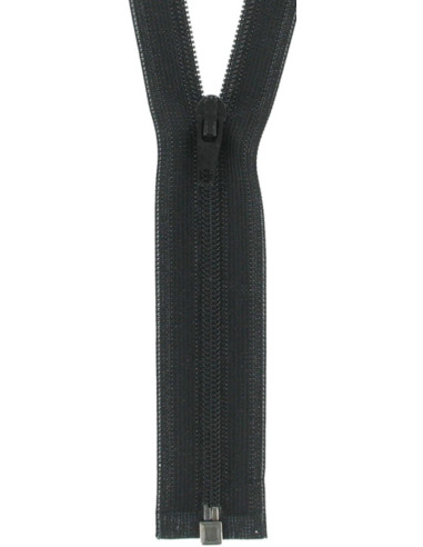Fecho separável de nylon super fino - Preto