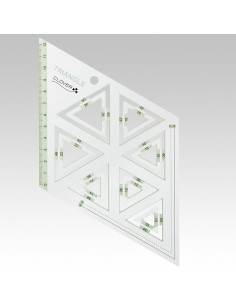 Molde de patchwork triângulos Clover 2