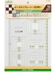 Molde de patchwork quadrados Clover