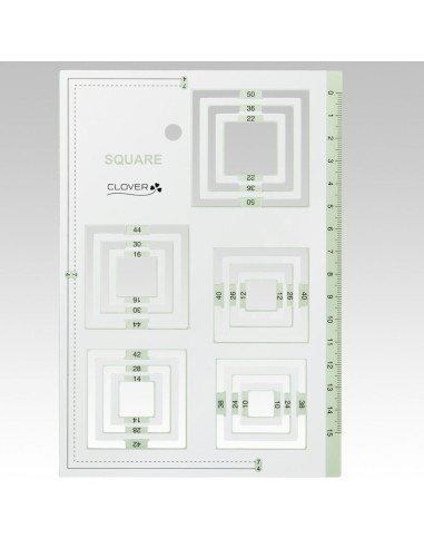 Molde de patchwork quadrados Clover