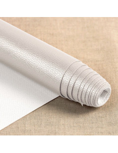 Cupão similar Karla Star 140 cm x 50 cm - Branco metalizado