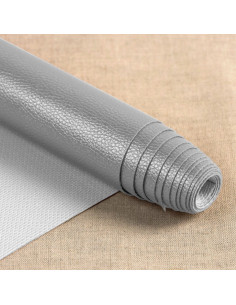 Cupão semelhante Karla Star 140 cm x 50 cm - Prateado metalizado
