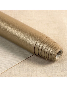 Cupão semelhante Karla Star 140 cm x 50 cm - Ouro escuro metalizado