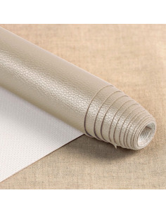 Cupão similar Karla Star 140 cm x 50 cm - Bege metalizado