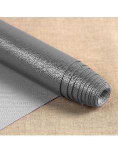 Cupão semelhante Karla Star 140 cm x 50 cm - Cinza metalizado
